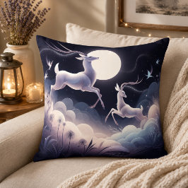 Ruhe in Motion Antelope Inspiriert Kissen