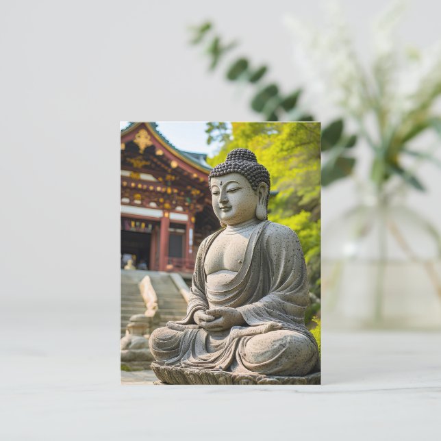 Ruhe in Stein Postkarte (Stehend Vorderseite)