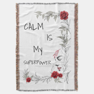Ruhe ist mein Superheld Selbstvertrauen & Zuvers Decke