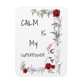 Ruhe ist mein Superheld | Selbstvertrauen & Zuvers Magnet