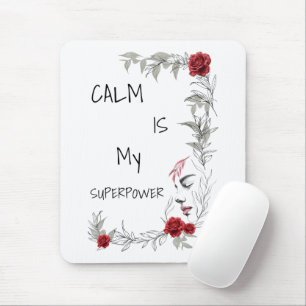 Ruhe ist mein Superheld Selbstvertrauen & Zuvers Mousepad