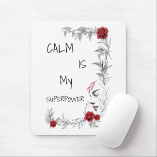 Ruhe ist mein Superheld | Selbstvertrauen & Zuvers Mousepad