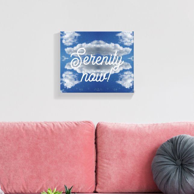 Ruhe jetzt! leinwanddruck (Insitu (Wohnzimmer))