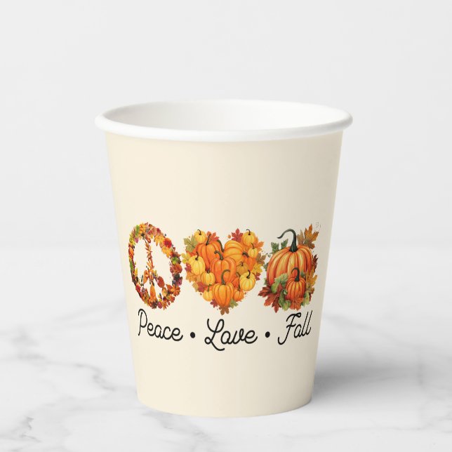 Ruhe, Liebe, Herbst - Gemütliche Herbstwochen mit  Pappbecher (Vorderseite)