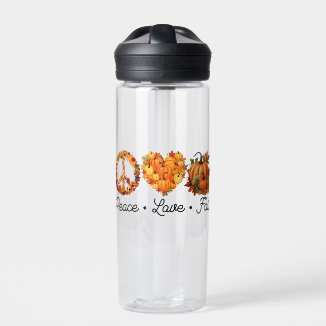 Ruhe, Liebe, Herbst - Gemütliche Herbstwochen mit  Trinkflasche (Vorderseite)