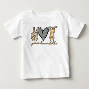 Ruhe, Liebe, Sloths Niedlich Baby Sloth T-shirt