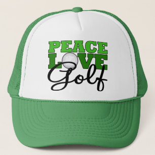 Ruhe, Liebe und Golf Truckerkappe