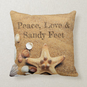 Ruhe, Liebe und Sandy-Fee-Kissen Kissen