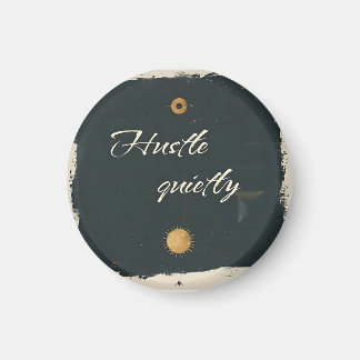 Ruhe - Minimalistisches Motivierend Zitat Magnet