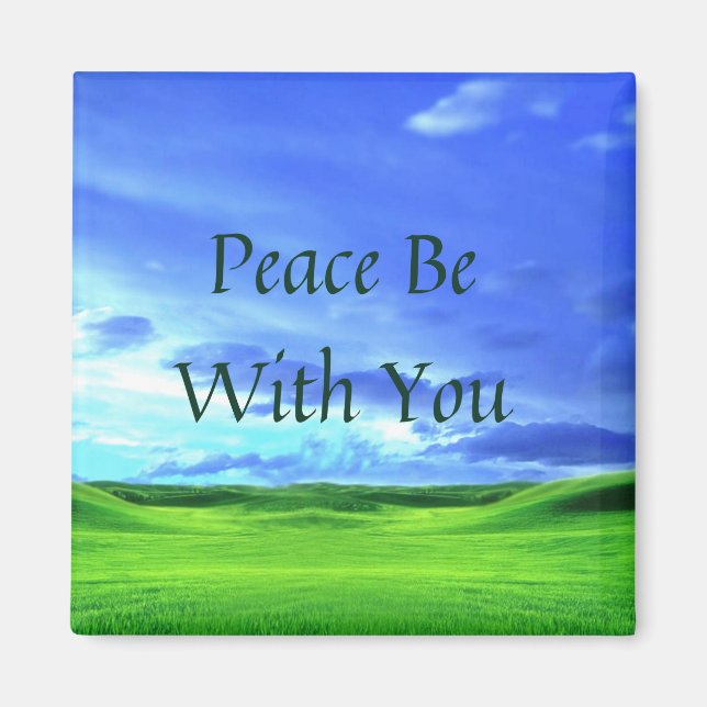 Ruhe mit deinem Magneten Magnet (Vorne)