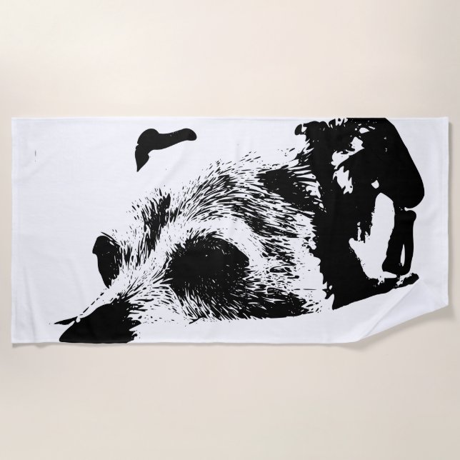 Ruhe neben den Wellen Strandtuch (Vorderseite)