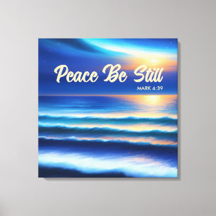 Ruhe noch gestresst Canvas Print Leinwanddruck