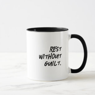 'Ruhe ohne Schuld' Mindfulness Geschenk der Gnade  Tasse