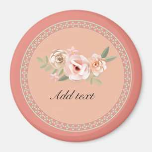 Ruhe, schöne Blumenmuster Magnet