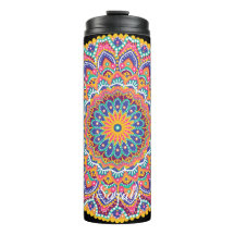 Ruhe Schöne farbenfrohe Floral Mandala