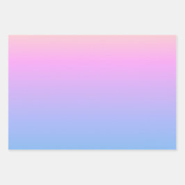 Ruhe Sommersonnenuntergang Abstrakt Geschenkpapier Set