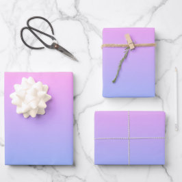 Ruhe Sommersonnenuntergang Abstrakt Geschenkpapier Set