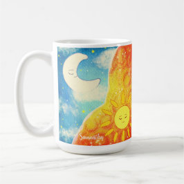 Ruhe, Sonne und Mond Kaffeetasse