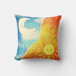 Ruhe, Sonne und Mond Kissen