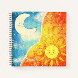 Ruhe, Sonne und Mond Notizbuch