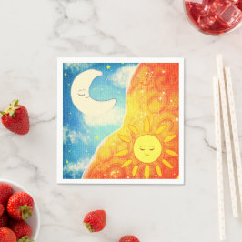 Ruhe, Sonne und Mond Serviette