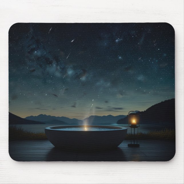 Ruhe um Mitternacht Mousepad (Vorne)