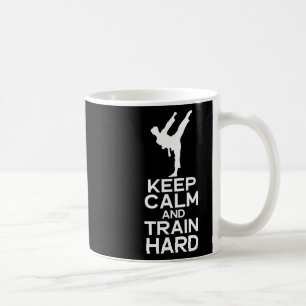Ruhe und Ausbildung für Hartkarate behalten Kaffeetasse