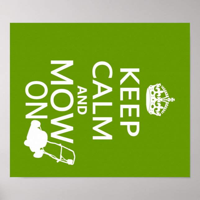 Ruhe und Bewegung behalten Poster (Vorne)