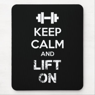 Ruhe und Bewegung behalten - Workout Motivierend Mousepad