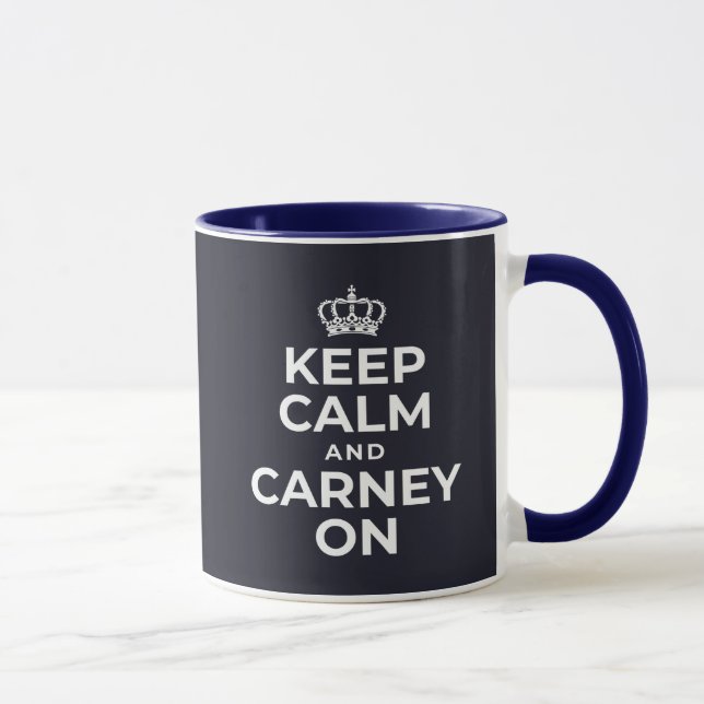 Ruhe und Carney behalten Tasse (Rechts)