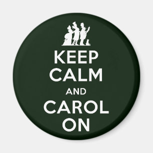 Ruhe und Carol behalten Magnet