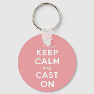 Ruhe und Cast auf Keyring behalten Schlüsselanhänger