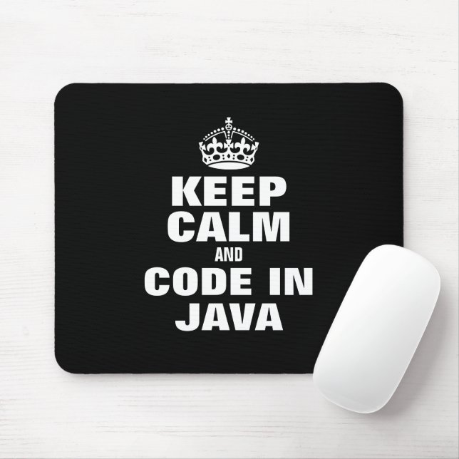 Ruhe und Code in Java lustiges Mousepad behalten (Mit Mouse)