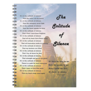 Ruhe-und Einsamkeits-Zeitschrift Notizblock