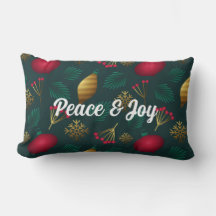Ruhe und Freude Weihnachten Lumbar Kissen