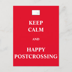 Ruhe und Gelassenheit behalten Postkarte