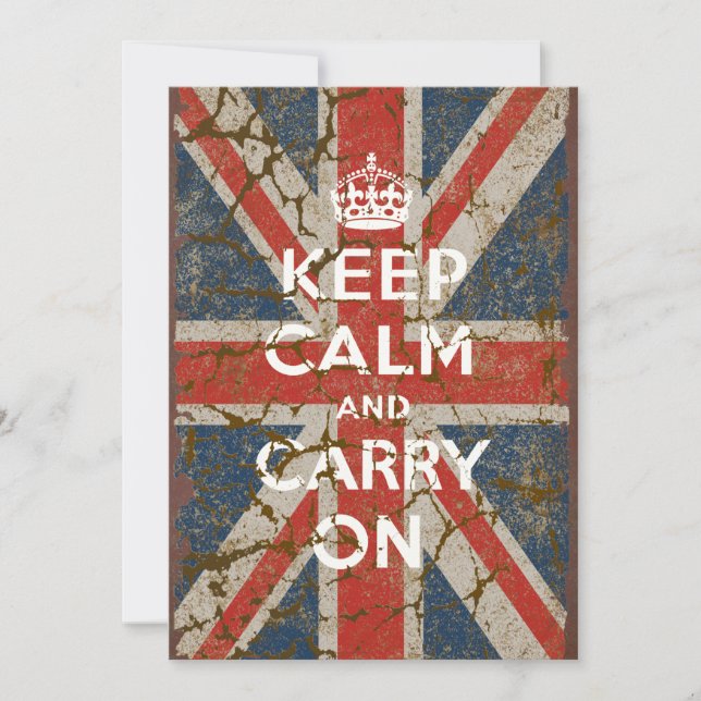 Ruhe und Gelassenheit unter britischer Flagge beib (Vorderseite)