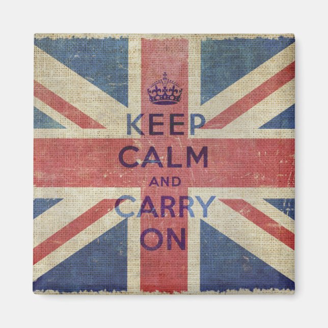 Ruhe und Gelassenheit unter britischer Flagge beib Magnet (Vorne)