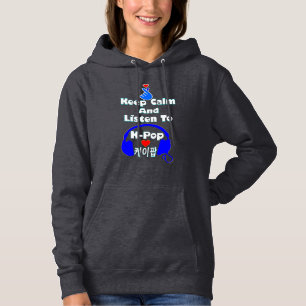 ♪ ♥ Ruhe und Hören von KPop Classic Hoodie Behalte