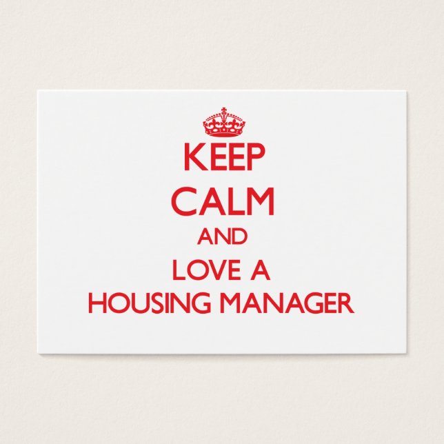 Ruhe und Liebe eines Wohnungsmanagers behalten (Vorderseite)