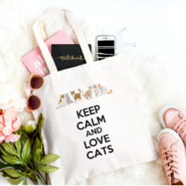 Ruhe und Liebe Katzen behalten Tragetasche