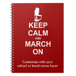 Ruhe und März behalten | Custom Notizblock