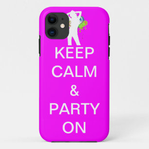 Ruhe und Party behalten iPhone 11 Hülle