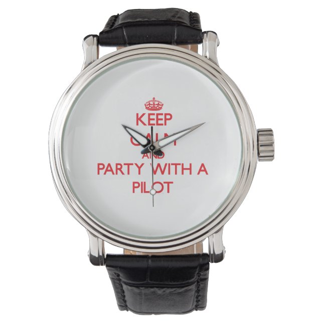 Ruhe und Party mit einem Armbanduhr (Vorderseite)