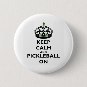 Ruhe und Pickleball behalten Button