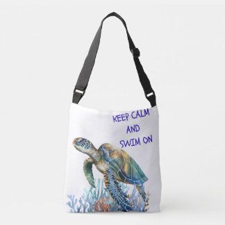 Ruhe und Schwimmen auf Tasche behalten