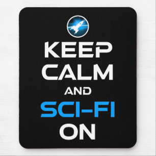 Ruhe und Sci-Fi behalten Mousepad