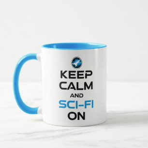 Ruhe und Sci-Fi behalten Tasse