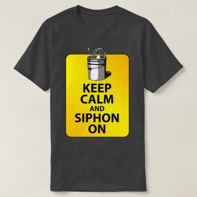 Ruhe und Siphon behalten T-Shirt (Design vorne)