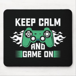 Ruhe und Spiel behalten Mousepad
